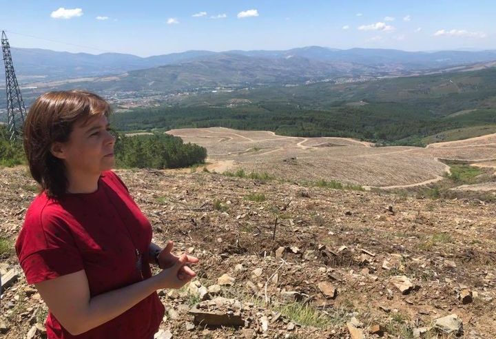 Catarina Martins na Serra da Estrela discute Interior abandonado