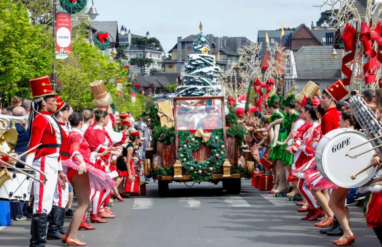 Parada de Natal em Nelas