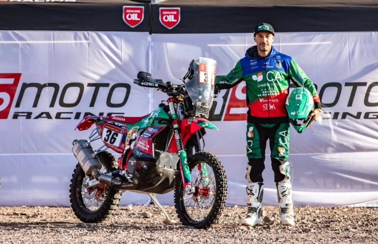 Mário Patrão no Dakar aos comandos de uma Honda