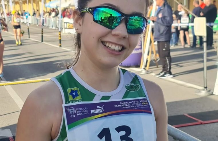 Gabriela Santos é vice-campeã nacional de 10.000m Marcha