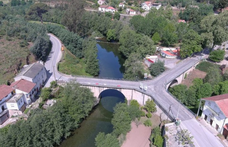 Acesso a Vide cortado na Ponte das Três Entradas