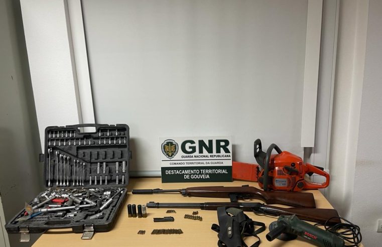 Homem detido em Seia por posse ilegal de arma