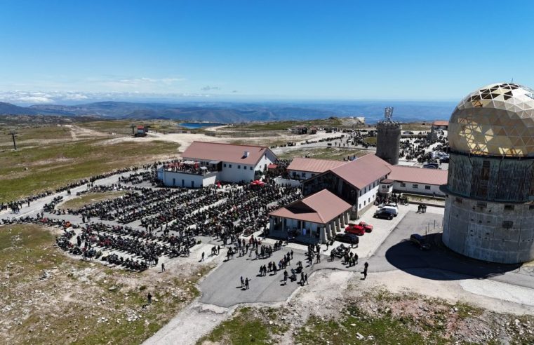 Motards concentram-se em Seia com bênção na Torre