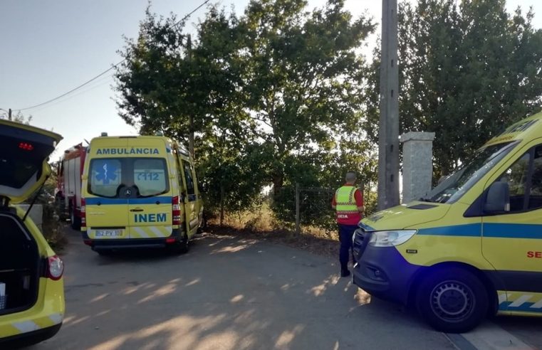 Atropelamento por trator provoca ferido grave em Sameice