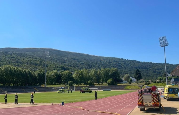 Queda de telhado faz ferido grave em Seia