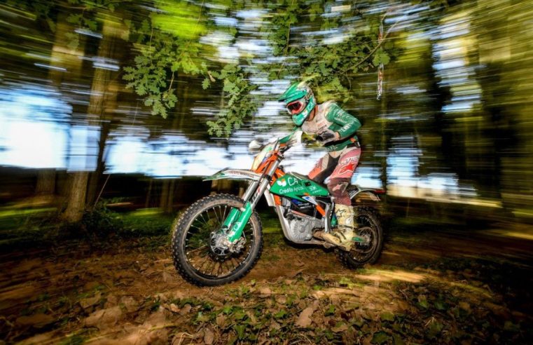 Mário Patrão no Nacional de Enduro Sprint aos comandos de uma moto elétrica