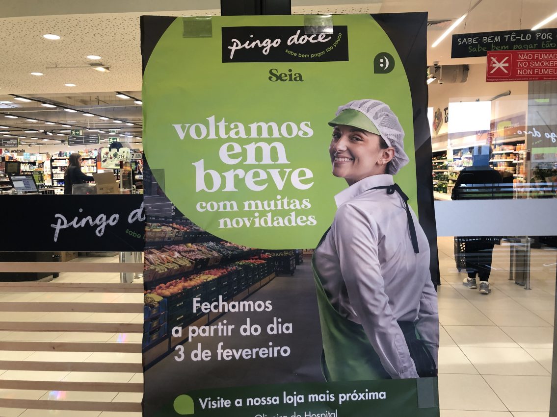 Pingo Doce de Seia fecha para obras