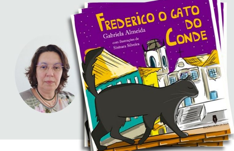 Gabriela Almeida apresenta o livro “Frederico, o Gato do Conde”