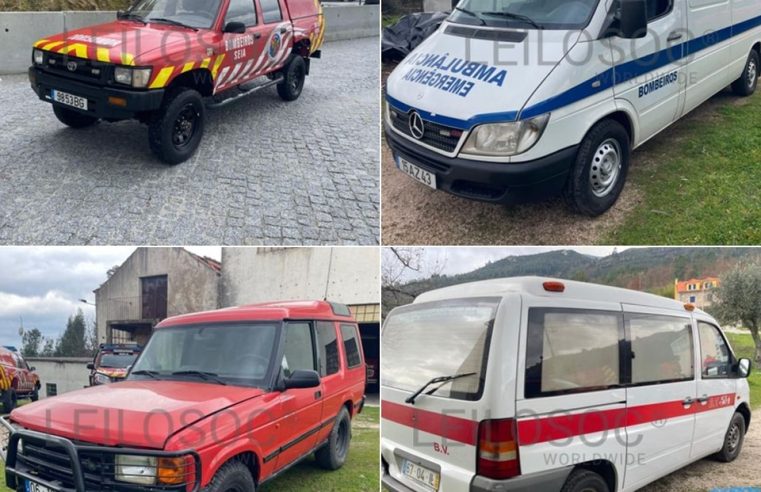 Bombeiros de Seia colocam viaturas à venda