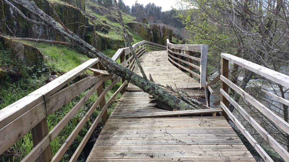 Depressão Martinho condiciona Rota do Rio Seia