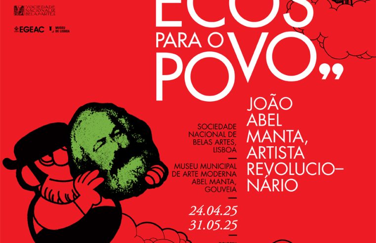 “Bonecos para o povo” de João Abel Manta em exposição na Sociedade de Belas Artes