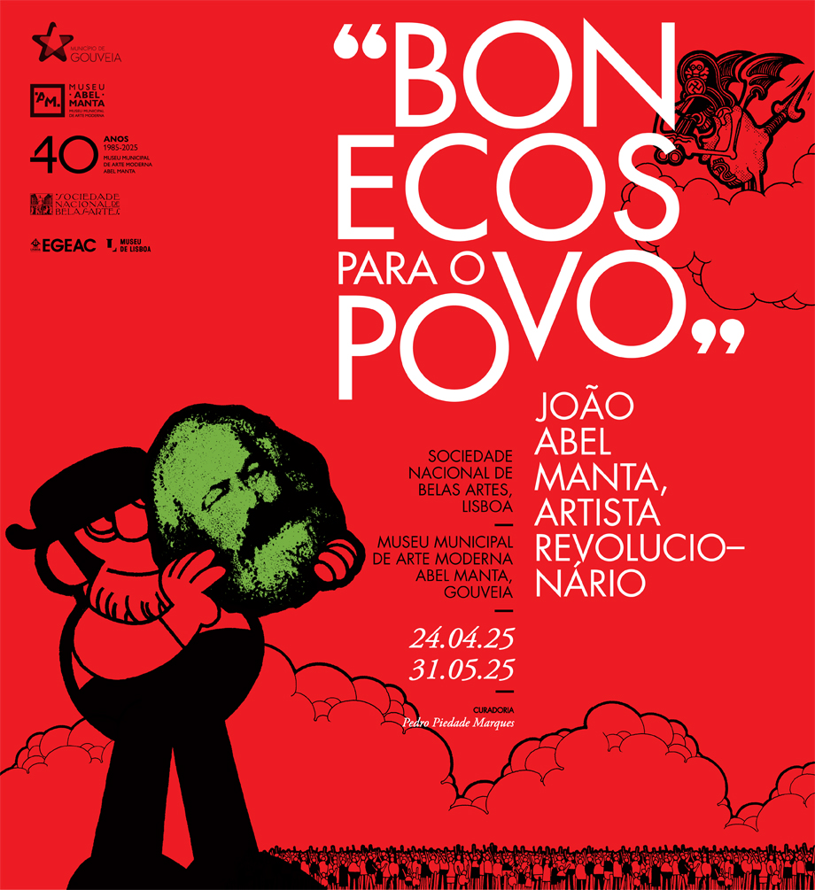 “Bonecos para o povo” de João Abel Manta em exposição na Sociedade de Belas Artes