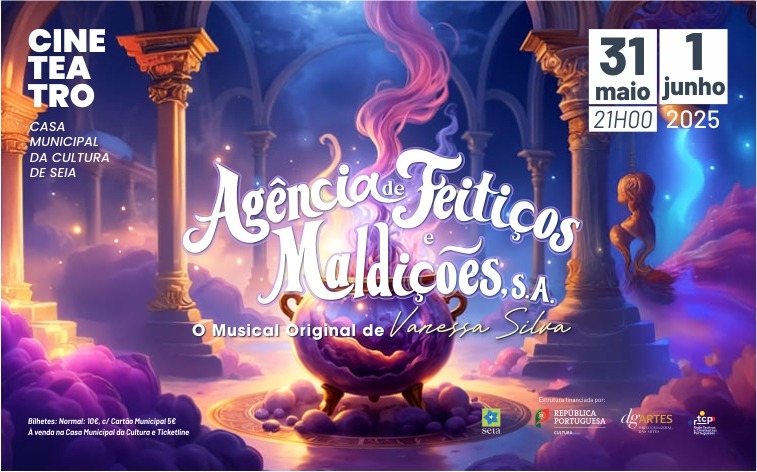 Vanessa Silva apresenta em Seia novo musical sobre Feitiços e Maldições