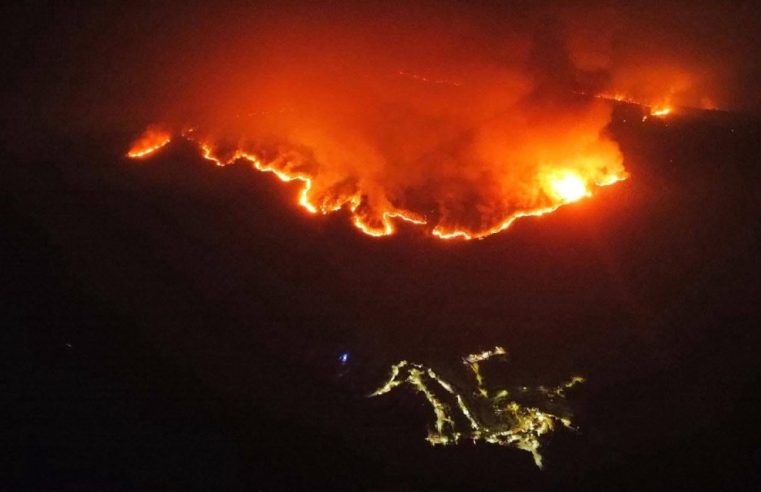 Incêndio em Seia com três frentes ativas