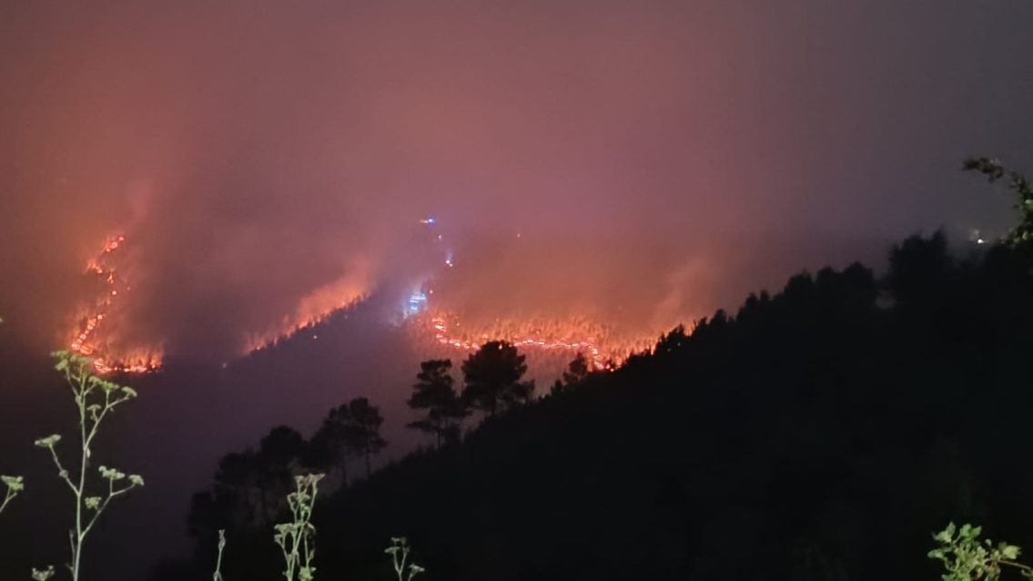 Incêndio de Seia continua ativo e com muitos meios no terreno
