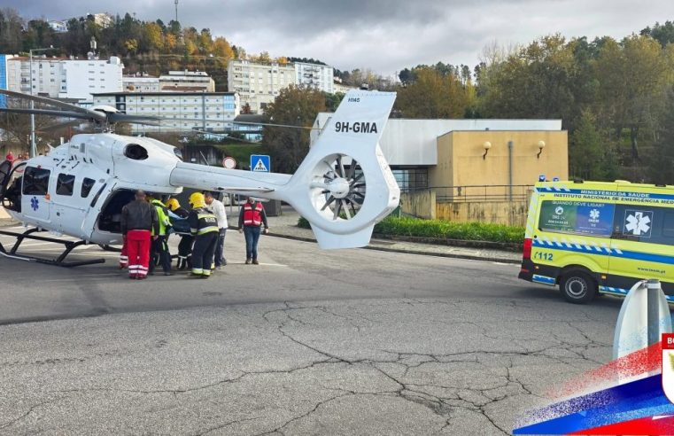 Despiste junto à Central de Camionagem de Seia provoca ferido grave