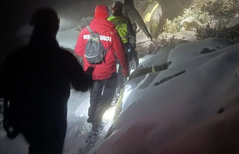 Seis turistas resgatados na Serra da Estrela devido à neve intensa
