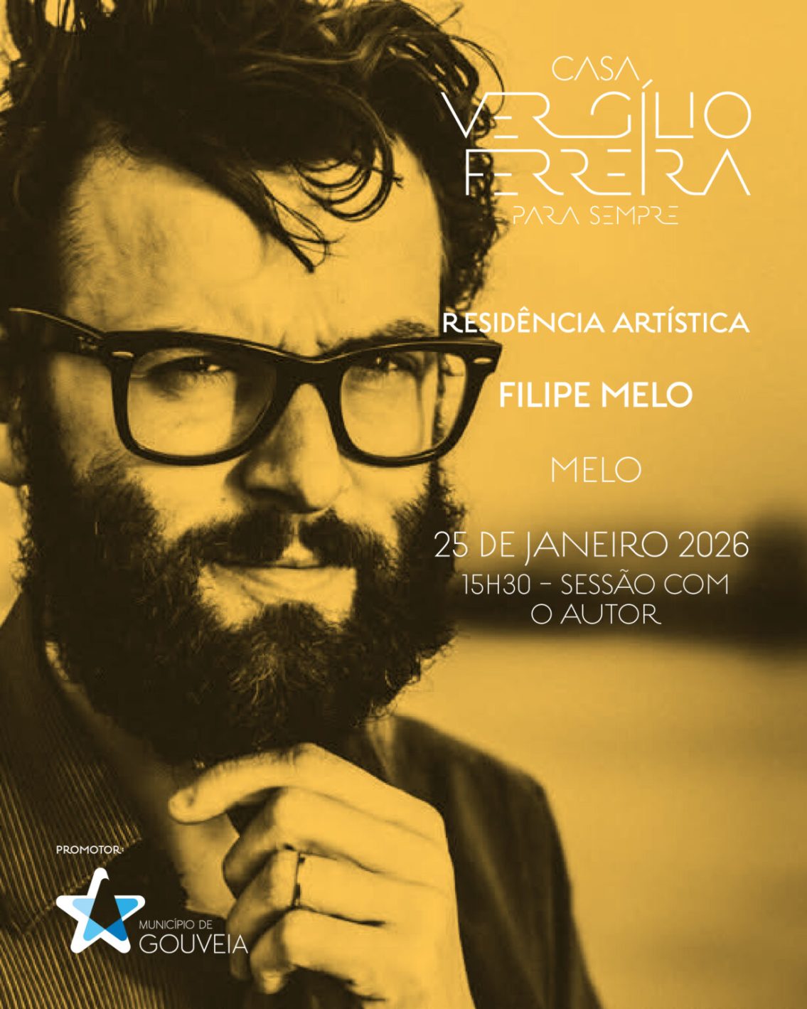 Filipe Melo em Residência Artística na Casa Vergílio Ferreira