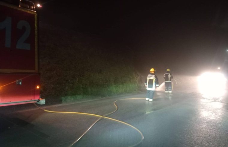EN230 reaberta ao trânsito após deslizamento de terras em Oliveira do Hospital
