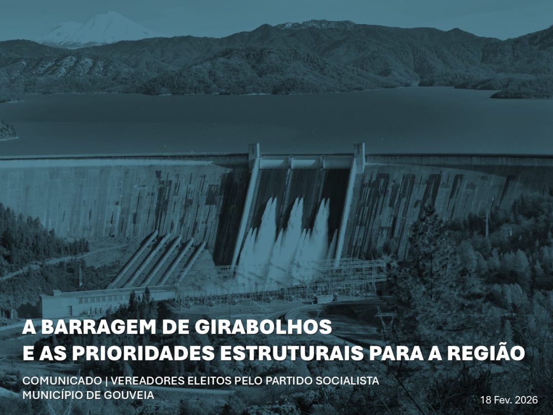 PS de Gouveia critica reabertura do debate sobre a Barragem de Girabolhos e aponta prioridades estruturais para a região