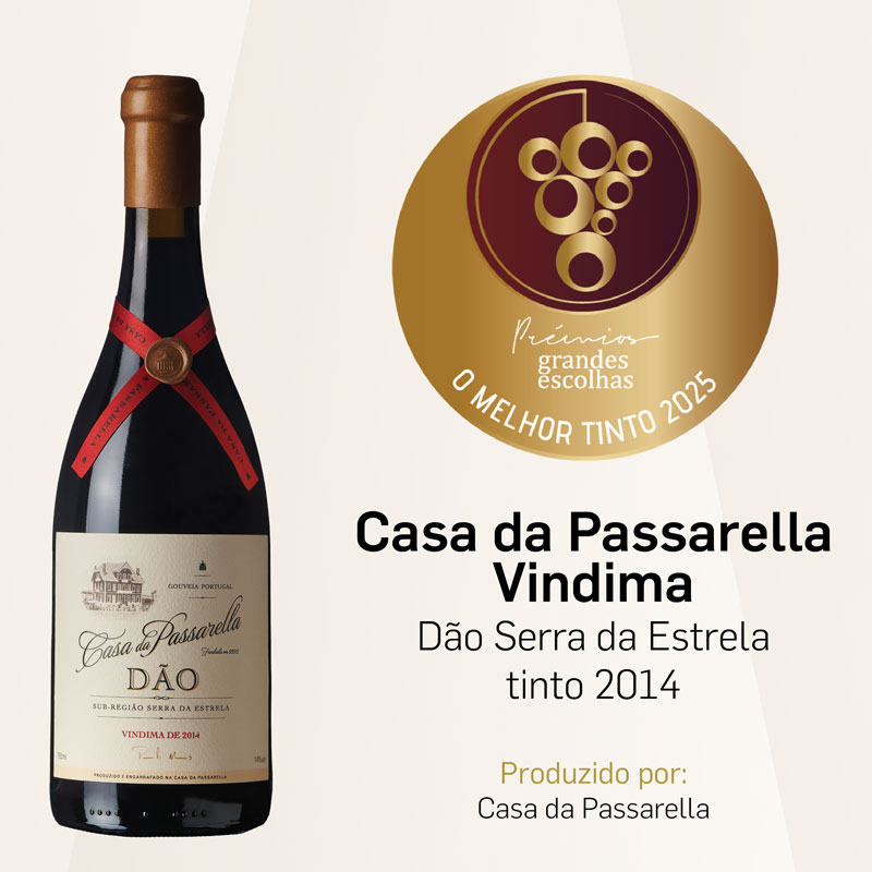 Casa da Passarella Vindima 2014 brilha como o melhor tinto em Portugal