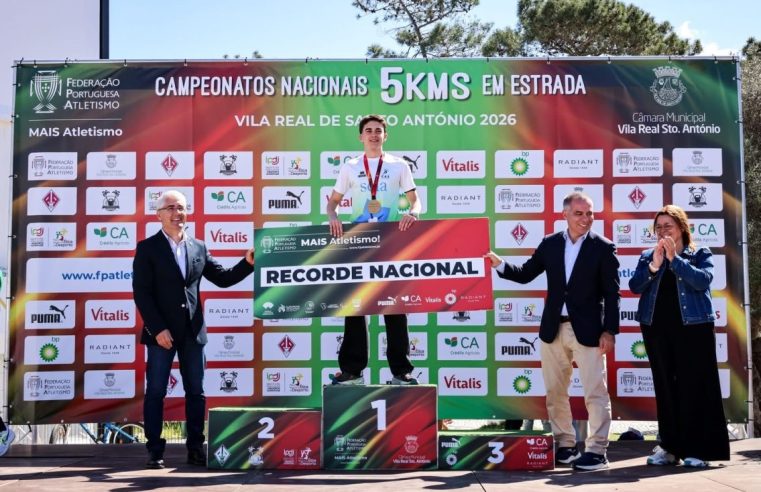 Samuel Rodrigues bate recorde nacional Sub-18 nos 5 km em estrada