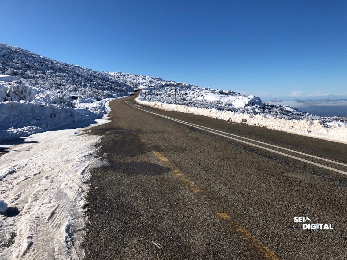 Estradas reabertas na Serra da Estrela