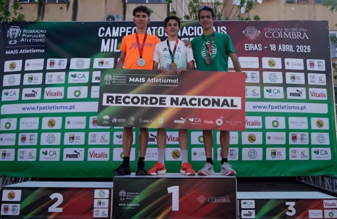 Samuel Rodrigues bate recorde nacional e brilha nos Campeonatos da Milha em Estrada