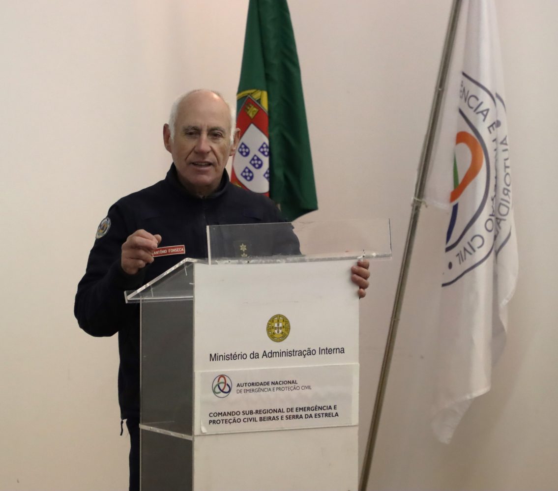 Comandante António Fonseca homenageado pelo percurso ao serviço da Proteção Civil