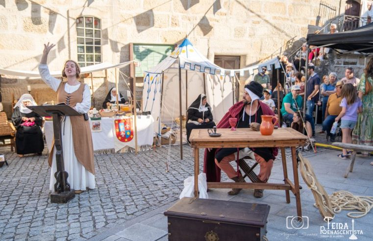 Feira Renascentista Terras de Algodres regressa com recriações históricas e animação no centro da aldeia