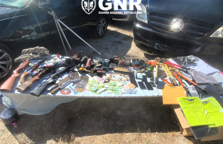 Quatro arguidos ficam em prisão preventiva por furtos de cobre investigados pela GNR em Gouveia