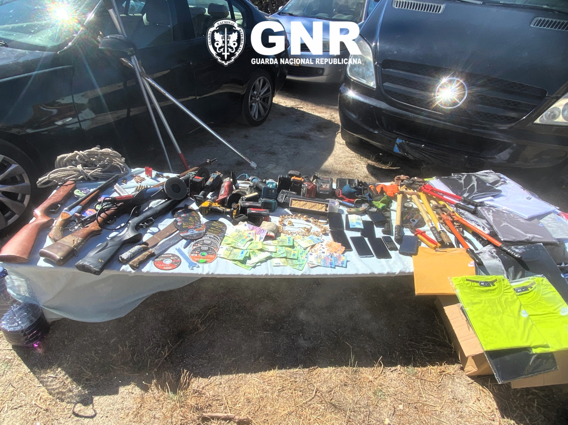 Quatro arguidos ficam em prisão preventiva por furtos de cobre investigados pela GNR em Gouveia