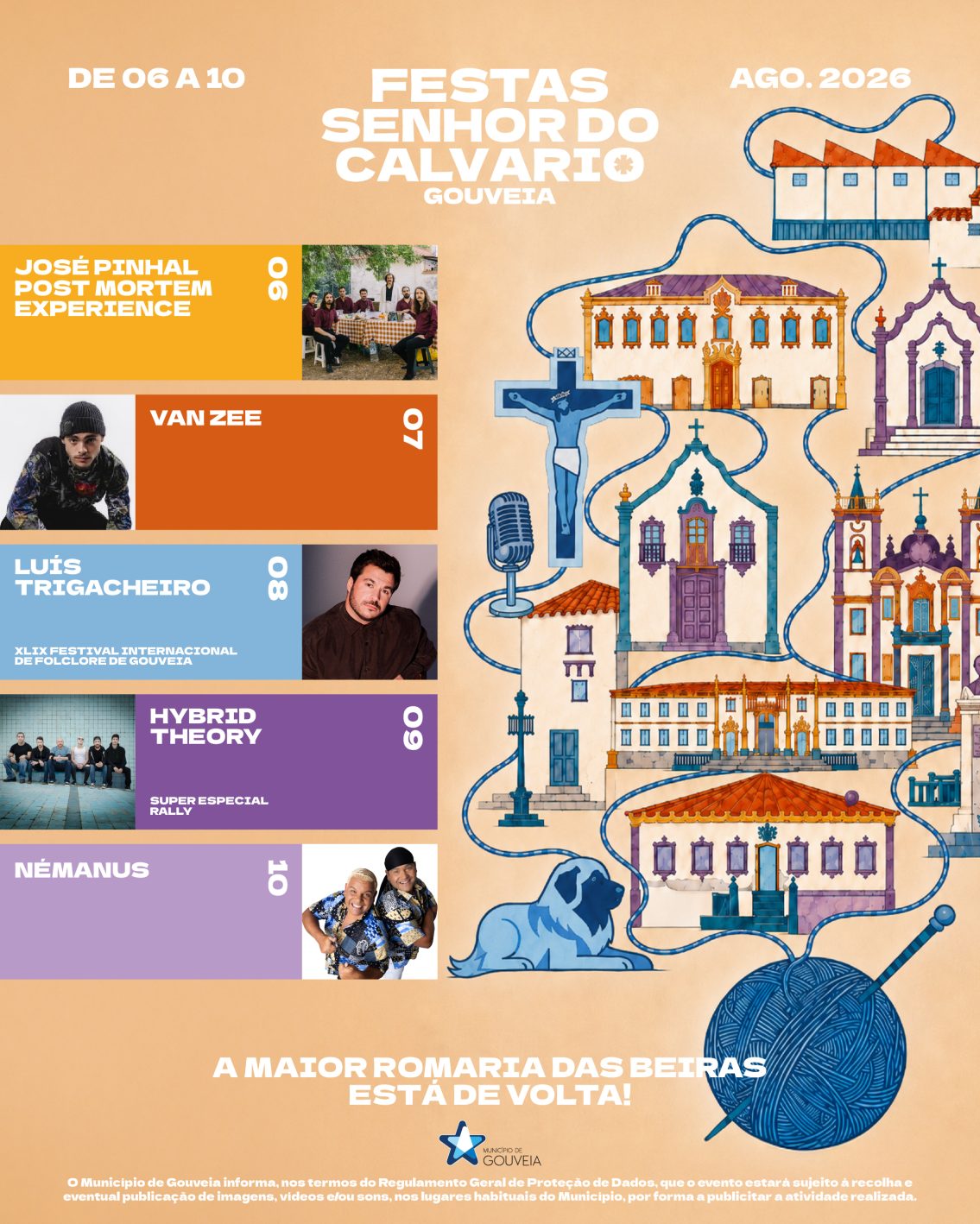 Festas do Senhor do Calvário regressam a Gouveia com cinco dias de música, tradição e devoção