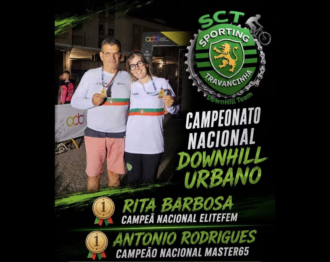 Sporting Clube Travancinha conquista dois títulos nacionais no Downhill Urbano