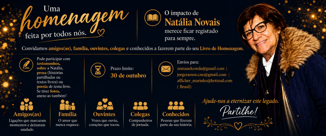 Livro de homenagem a Natália Novais reúne memórias, testemunhos e poesia