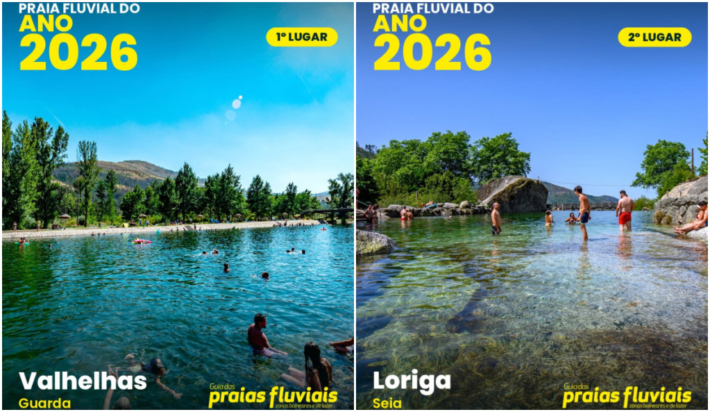Valhelhas e Loriga são as praias fluviais favoritas dos portugueses