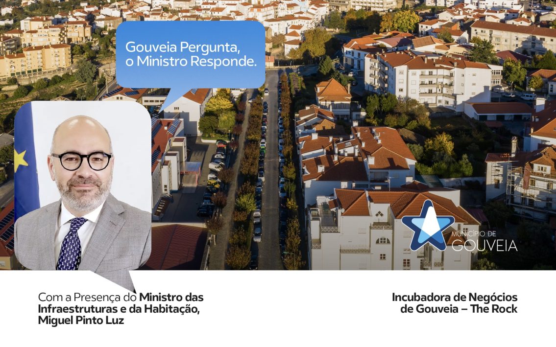 Ministro das Infraestruturas debate acessibilidades, ferrovia e habitação em Gouveia