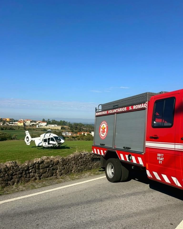 Homem de 77 anos gravemente ferido em atropelamento em São Romão